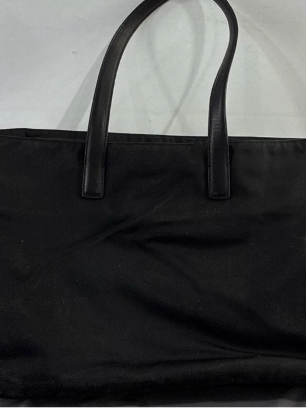 Coach Black Nylon Tote with Leather Ascents